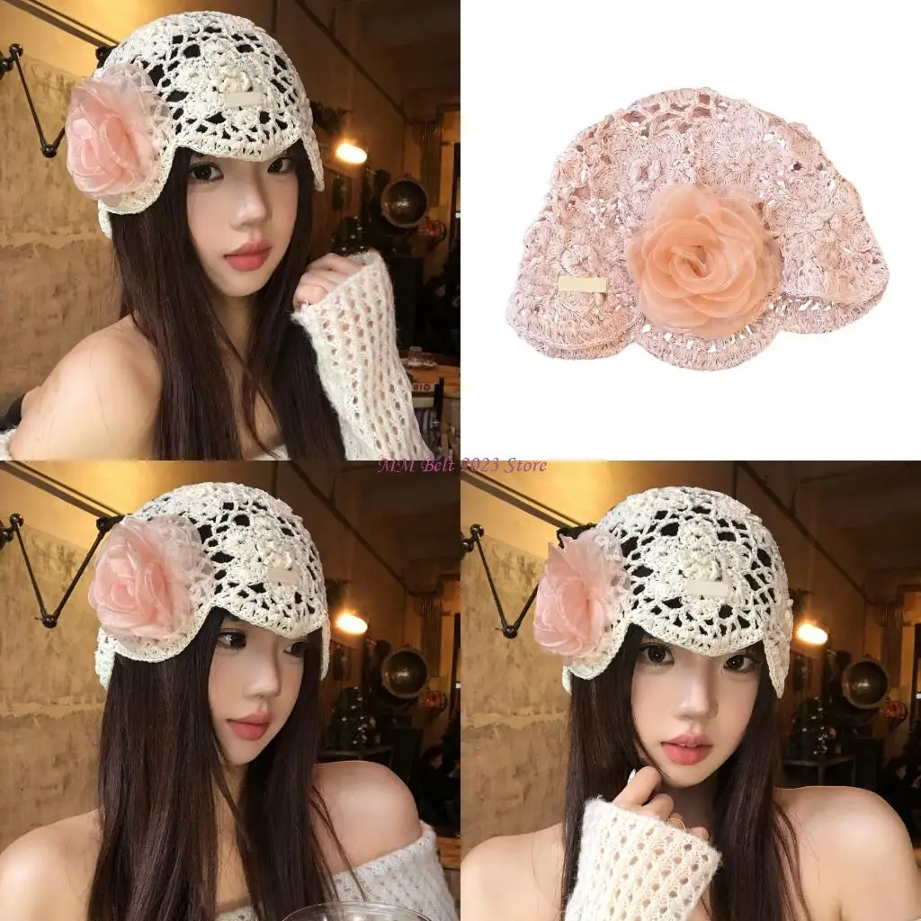 49ME Stylish Women's Creative Cap With Artistic Accents In Two Gentle Shades
49ME Stylish Women's Creative Cap With Artistic Accents In Two Gentle Shades