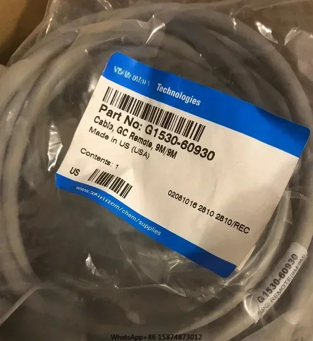 For Agilent G1530-60930 Cable GC Remote 9M/9M Remote Control Wire Various Connection Wire G1530 60930
For Agilent G1530-60930 Cable GC Remote 9M/9M Remote Control Wire Various Connection Wire G1530 60930