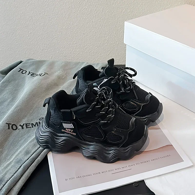 Children Sneakers Mesh Breathable Kids Running Shoes Thick Soft Sole Non-slip 2025 New Fashion Boys Girls Sports Shoes Trendy
Children Sneakers Mesh Breathable Kids Running Shoes Thick Soft Sole Non-slip 2025 New Fashion Boys Girls Sports Shoes Trendy