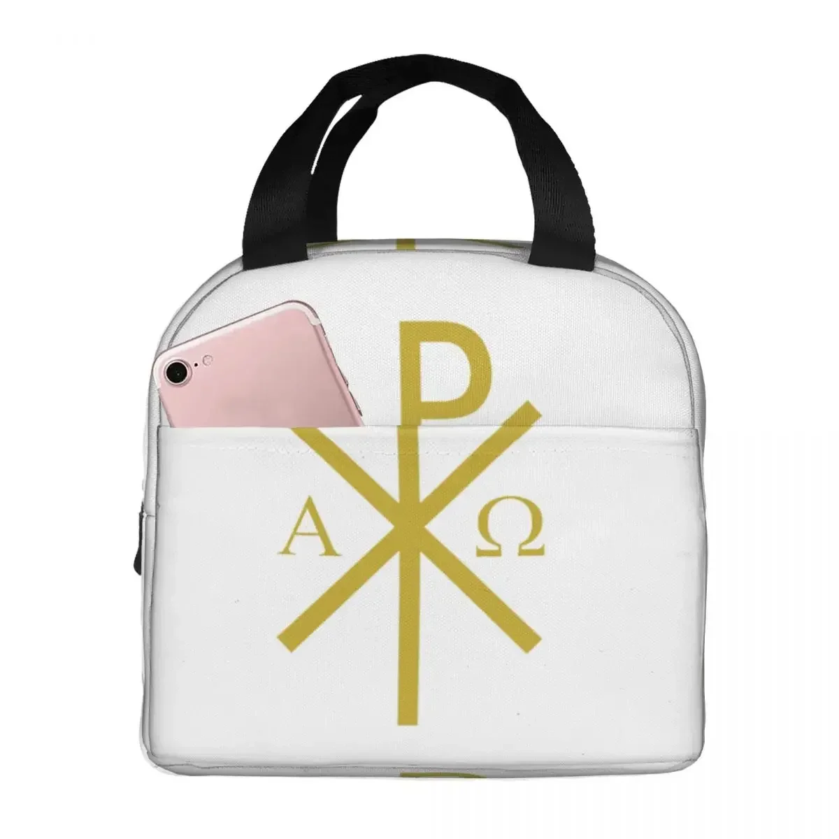 Sign Of Christ, Chi Rho, Christogram Insulated Lunch Bags Picnic Bag Thermal Cooler Lunch Box Lunch Tote for Woman Work Children
Sign Of Christ, Chi Rho, Christogram Insulated Lunch Bags Picnic Bag Thermal Cooler Lunch Box Lunch Tote for Woman Work Children