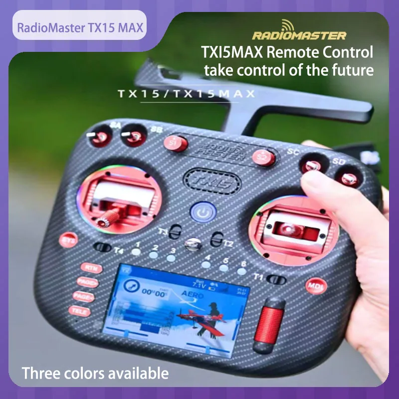 RadioMaster TX15 MAX RC AG02 Джойстик 3,5-дюймовый IPS ELRS сенсорный экран с открытым исходным кодом 4G памяти LR1121 ExpressLRS модель самолета RC
RadioMaster TX15 MAX RC AG02 Джойстик 3,5-дюймовый IPS ELRS сенсорный экран с открытым исходным кодом 4G памяти LR1121 ExpressLRS модель самолета RC