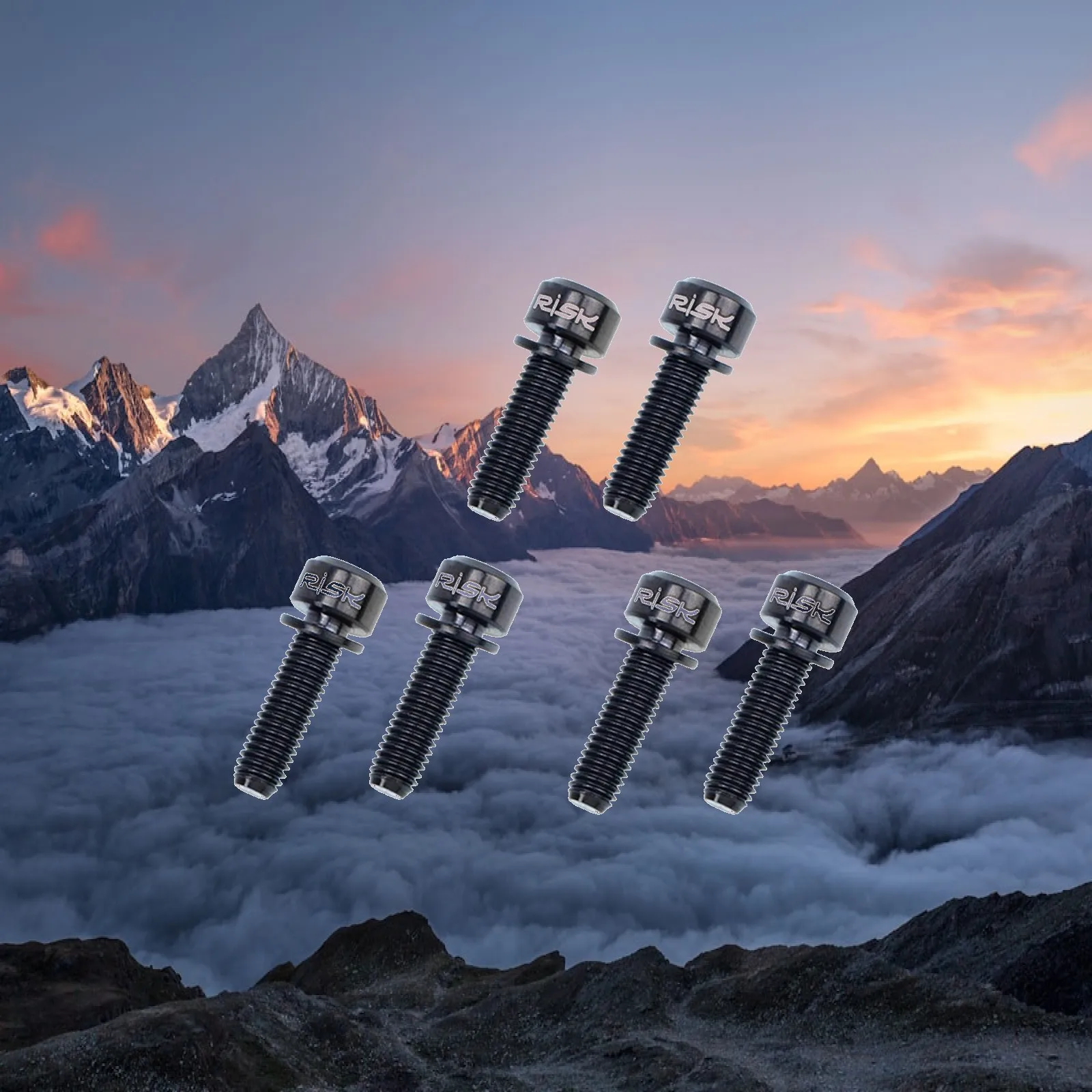 Bicycle Handlebar Stem Screw Titanium Bike Bolt Kit Wear Resistant Replacement Parts for MTB Mountain Road and Fixed Gear Bikes
Bicycle Handlebar Stem Screw Titanium Bike Bolt Kit Wear Resistant Replacement Parts for MTB Mountain Road and Fixed Gear Bikes