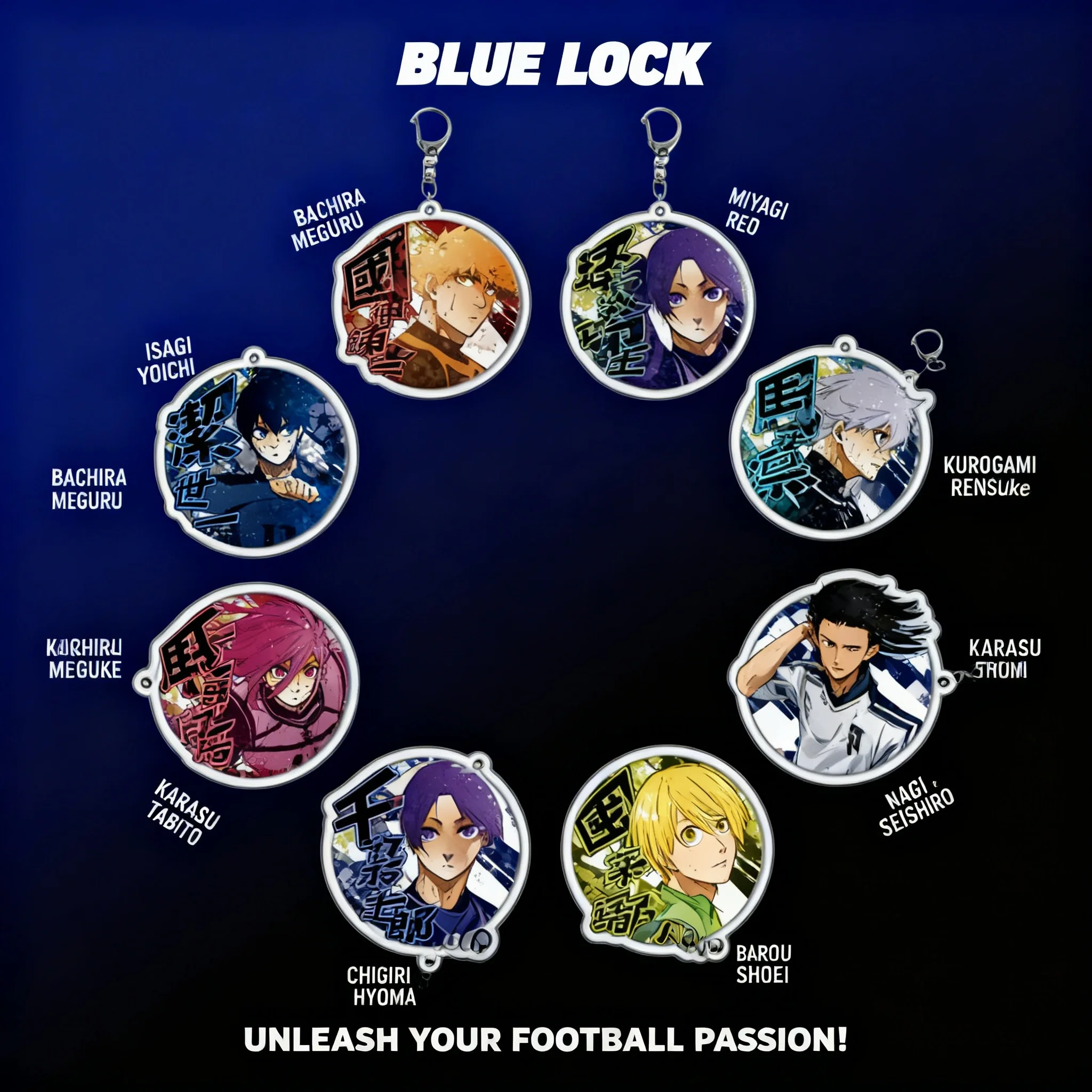 Брелок из акрила BLUE LOCK с Изаги Йоичи и Бачира Мегуру, аниме-мерч, быстрая доставка, в наличии на складе.
Брелок из акрила BLUE LOCK с Изаги Йоичи и Бачира Мегуру, аниме-мерч, быстрая доставка, в наличии на складе.