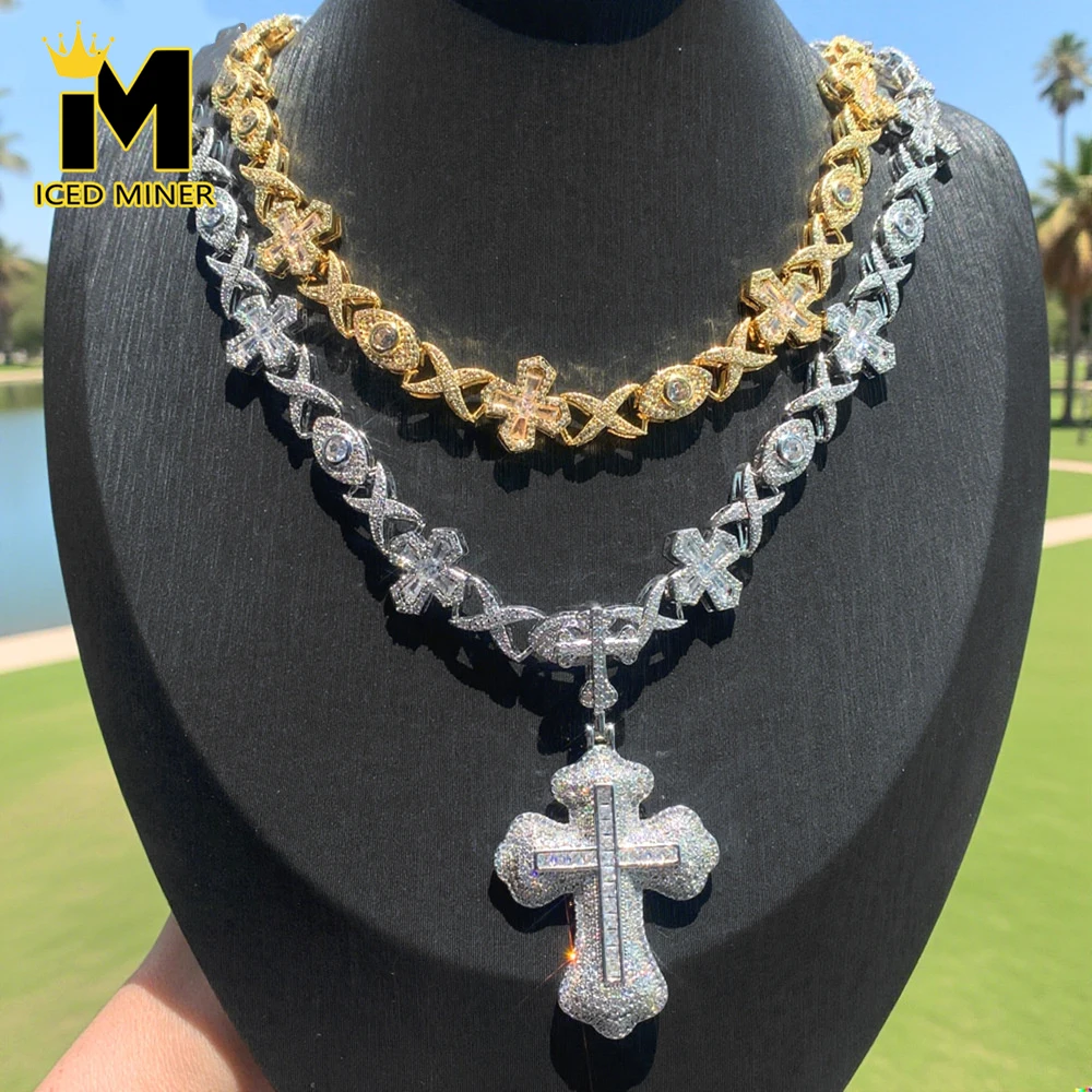 Icedminer Big Cross X Iced Out Cuban Link Chain Necklaces Men Women Bling Zircon Hip Hop Jewelry Free Shipping
Icedminer Big Cross X Iced Out Cuban Link Chain Necklaces Men Women Bling Zircon Hip Hop Jewelry Free Shipping