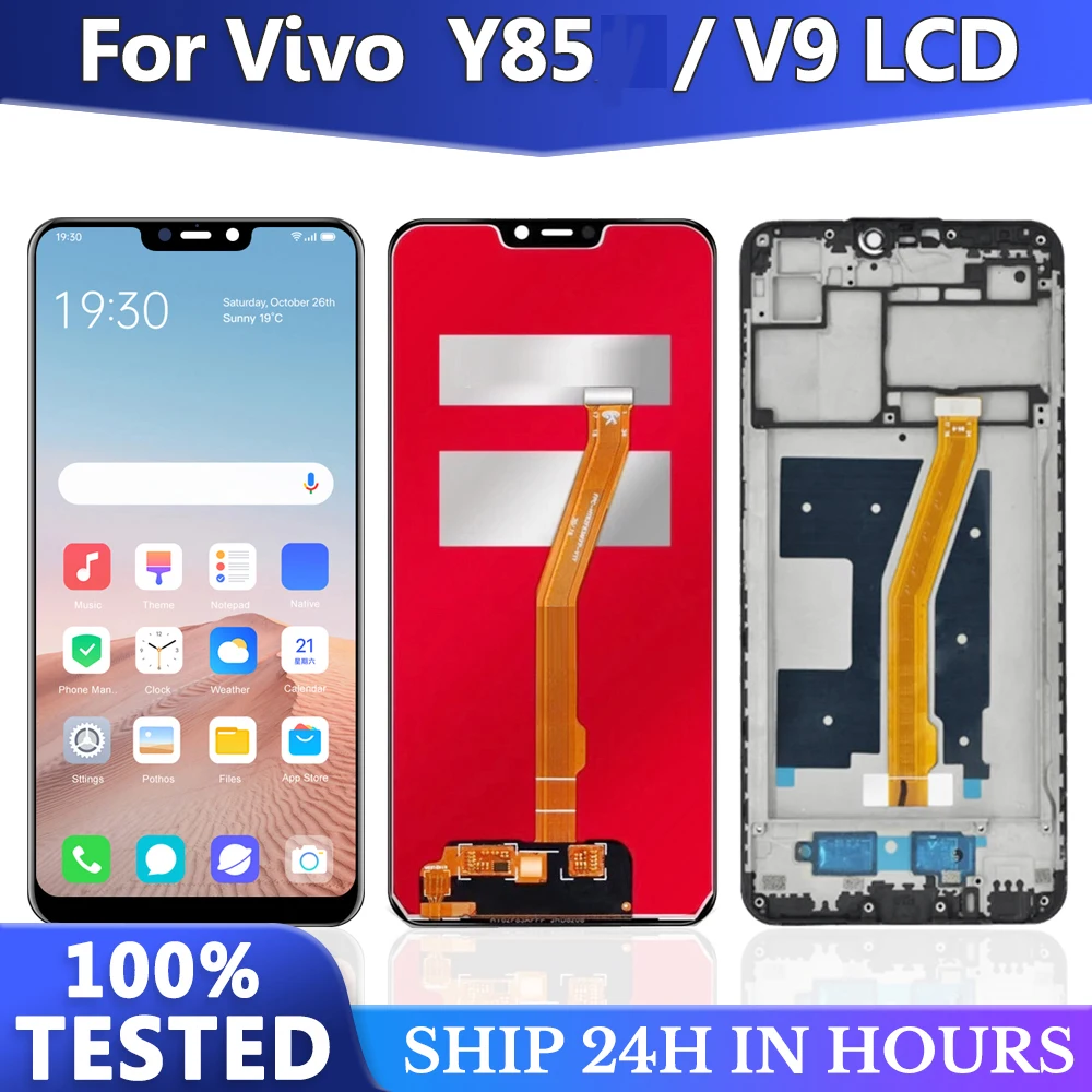 6.3'' OEM For VIVO Y85 / V9 Youth LCD Display Touch Screen Digiziter Assembly For VIVO V9 Pro 1723 LCD With Frame Replacement
6.3'' OEM For VIVO Y85 / V9 Youth LCD Display Touch Screen Digiziter Assembly For VIVO V9 Pro 1723 LCD With Frame Replacement
