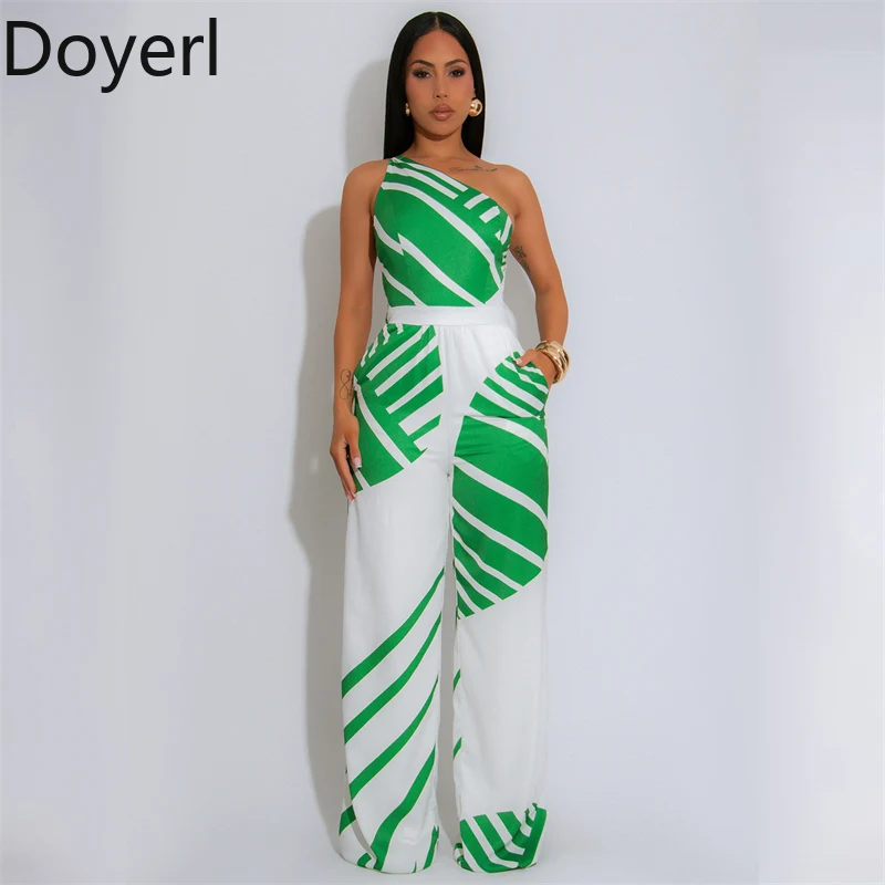 Doyerl Elegant One Shoulder Romper Jumpsuit Woman Overalls Sleeveless Backless Printing High Waist One Pieces Club Outfits 2025
Doyerl Elegant One Shoulder Romper Jumpsuit Woman Overalls Sleeveless Backless Printing High Waist One Pieces Club Outfits 2025