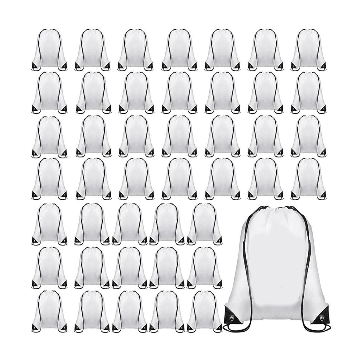 25 Pcs Sublimation Drawstring Bags Bulk White Blank Drawstring Backpacks Reusable Gym Sport Sinch Sack Backpack
25 Pcs Sublimation Drawstring Bags Bulk White Blank Drawstring Backpacks Reusable Gym Sport Sinch Sack Backpack