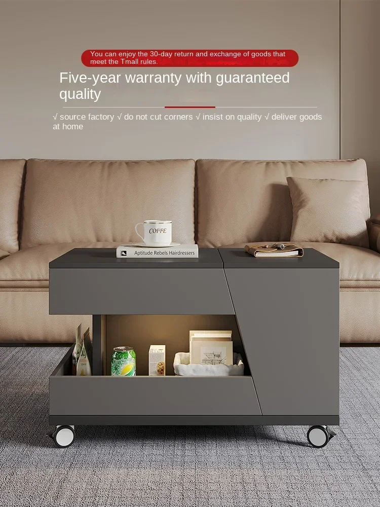 Luxury lifting coffee table can be moved by trolley, living room, home, small apartment, sofa and balcony, tea table, new style.
Luxury lifting coffee table can be moved by trolley, living room, home, small apartment, sofa and balcony, tea table, new style.