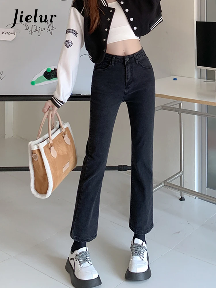Jielur Retro Straight Women Jeans Korean Autumn High Waist Black Denim Pants Simple Slim Skinny Pencil Capri Pants Woman S-XL
Jielur Retro Straight Women Jeans Korean Autumn High Waist Black Denim Pants Simple Slim Skinny Pencil Capri Pants Woman S-XL