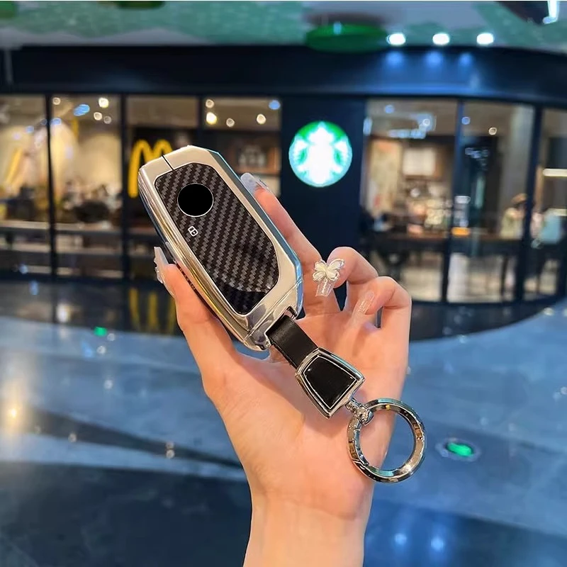 Suitable for BMW X5 Key Protection Cover 24 New 5 Series X1X7 Series 735liXXXX6iX Car Metal Carbon Fiber Pattern Buckle Shell
Suitable for BMW X5 Key Protection Cover 24 New 5 Series X1X7 Series 735liXXXX6iX Car Metal Carbon Fiber Pattern Buckle Shell