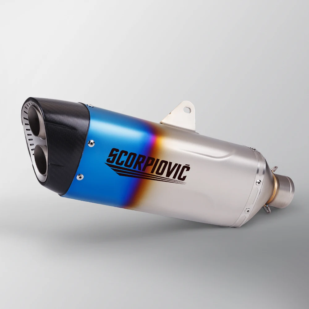Motorcycle Exhaust Muffler with DB K175 Double Hole Bike 51mm Inlet for R7 R1 R3 MT03 Zx6r Z900 Zx10r MT07 XSR900 MT10 TMAX
Motorcycle Exhaust Muffler with DB K175 Double Hole Bike 51mm Inlet for R7 R1 R3 MT03 Zx6r Z900 Zx10r MT07 XSR900 MT10 TMAX