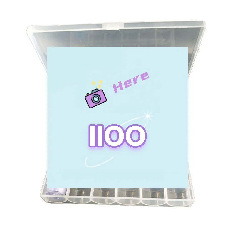 36 Grids Transparent Plastic Bobbin Storage Box Sewing Thread Bobbin Case For Colorful Plastic Bobbins For Home Sewing Machines
36 Grids Transparent Plastic Bobbin Storage Box Sewing Thread Bobbin Case For Colorful Plastic Bobbins For Home Sewing Machines