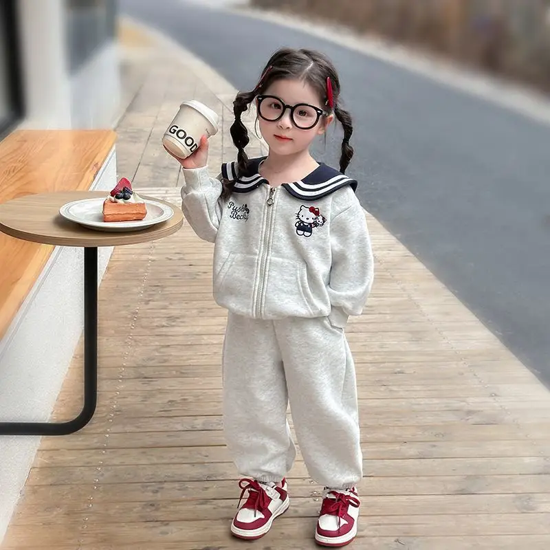Girly Heart Kawaii Sanrio Anime Ins Fashion Casual Jacket Pants Suit 2025 New Cute Hello Kitty Children Coat Baby Clothes Gifts
Girly Heart Kawaii Sanrio Anime Ins Fashion Casual Jacket Pants Suit 2025 New Cute Hello Kitty Children Coat Baby Clothes Gifts