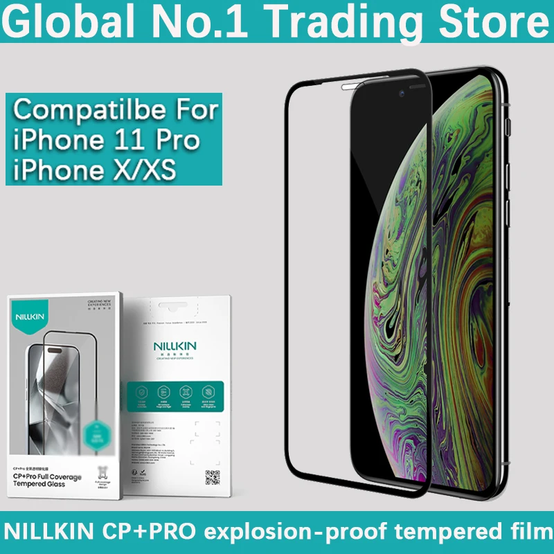 NILLKIN For iPhone11 Pro/iPhone XS iPhone X CP+PRO Explosion proof high-definition tempered glass film screen protector film
NILLKIN For iPhone11 Pro/iPhone XS iPhone X CP+PRO Explosion proof high-definition tempered glass film screen protector film