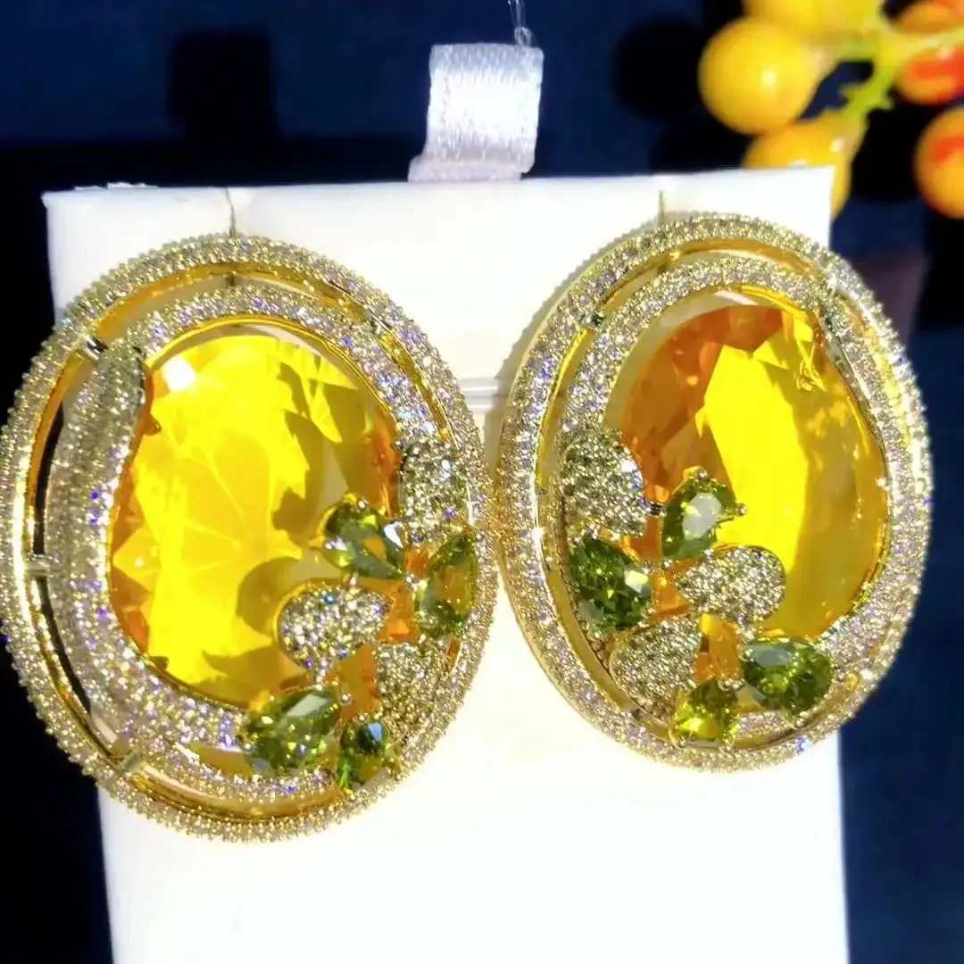 Missvikki New Luxury Shiny Round Earrings For Women Wedding Party CZ Dubai Bridal Earrings boucle d'oreille Trendy Jewelry Gift
Missvikki New Luxury Shiny Round Earrings For Women Wedding Party CZ Dubai Bridal Earrings boucle d'oreille Trendy Jewelry Gift