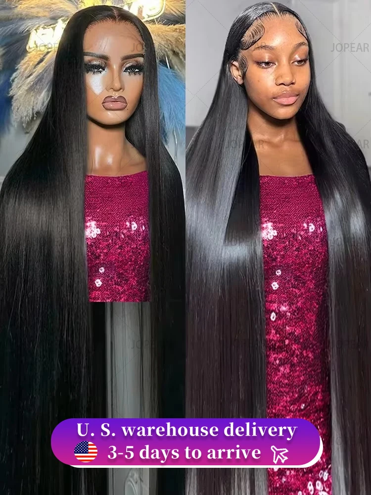 30 40 Inch 200 Density Bone Straight 13x4 HD Lace Frontal Human Hair Wig Brazilian 13x6 Lace Front Wigs Pre Plucked For Women
30 40 Inch 200 Density Bone Straight 13x4 HD Lace Frontal Human Hair Wig Brazilian 13x6 Lace Front Wigs Pre Plucked For Women