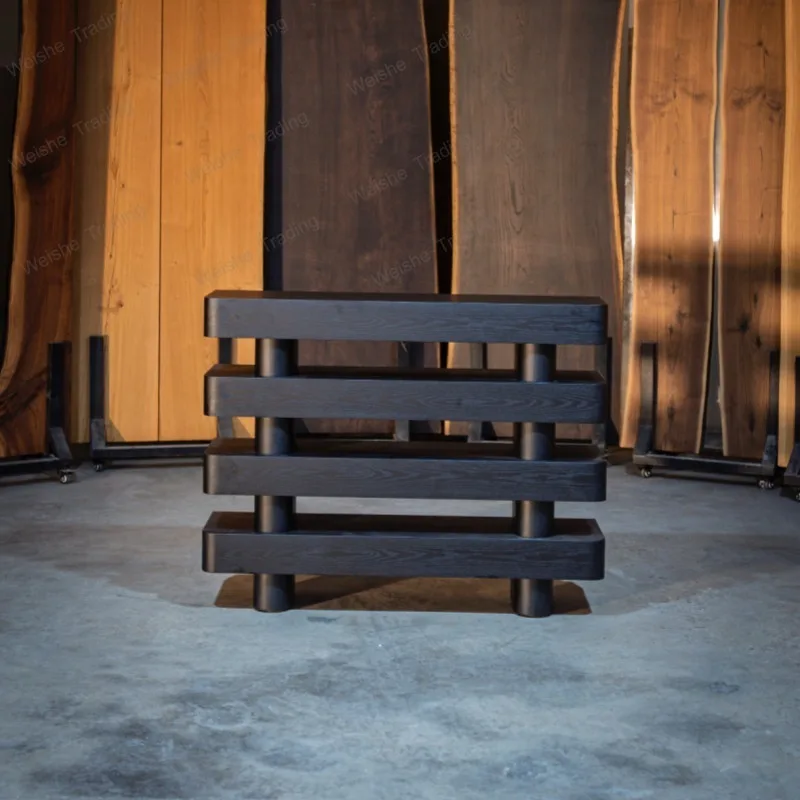 Medieval solid wood entrance table against the wall entrance platform art strip case high-end shelf
Medieval solid wood entrance table against the wall entrance platform art strip case high-end shelf