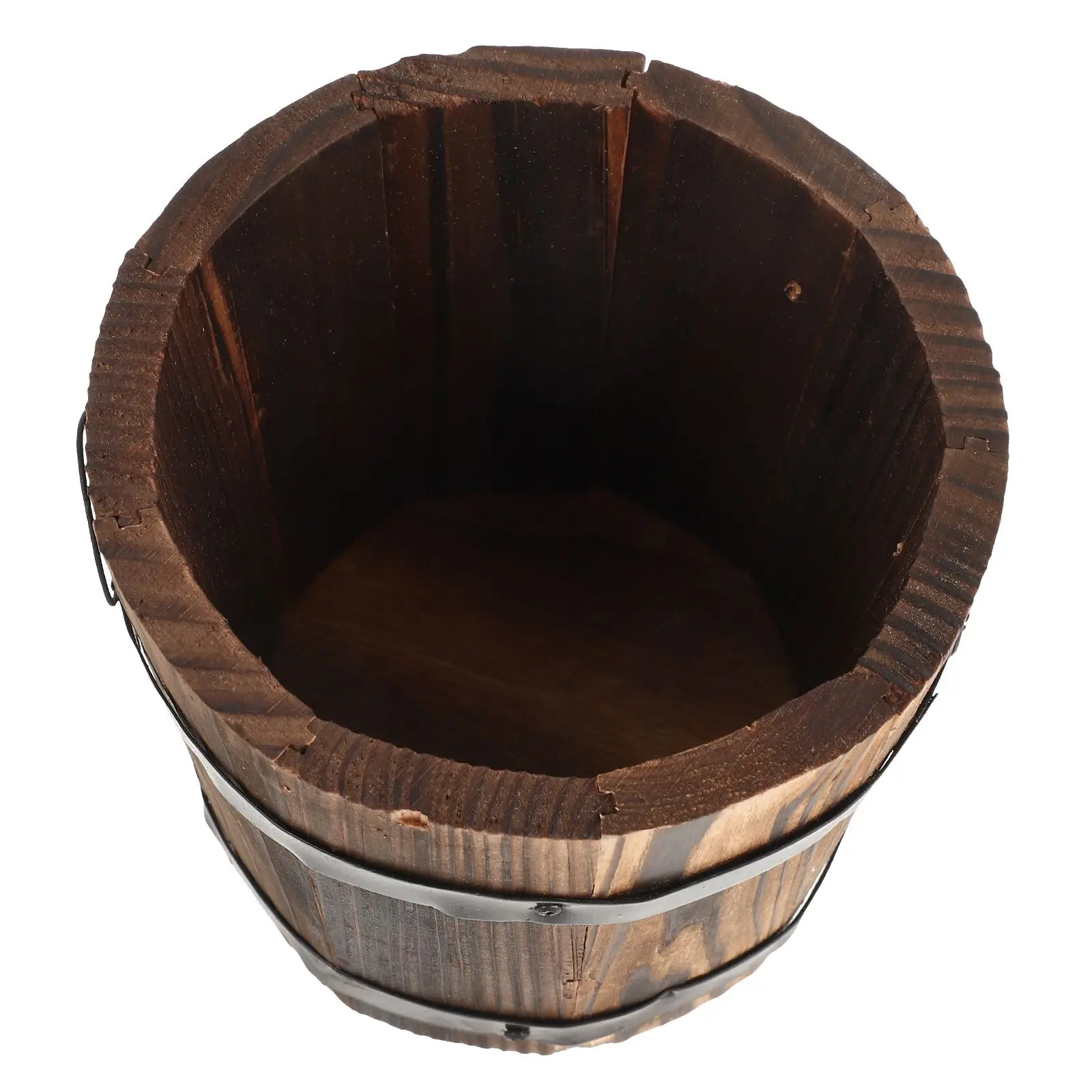 Hotel Decoration Planter Home Wooden Round Barrel Flower Bucket Traditional Clay Flowerpot Alternative Flat Mouth
Hotel Decoration Planter Home Wooden Round Barrel Flower Bucket Traditional Clay Flowerpot Alternative Flat Mouth