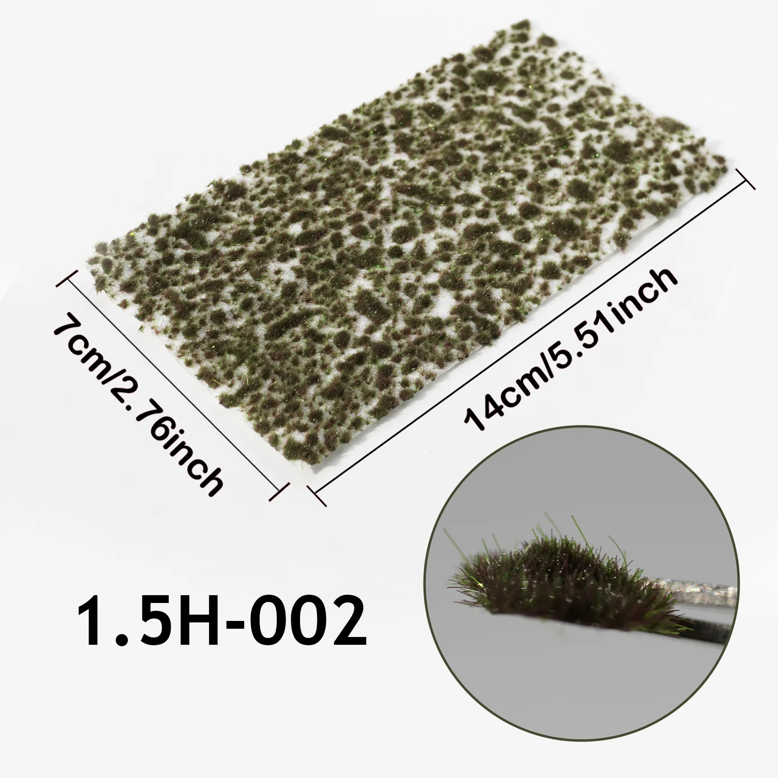 1.5mm Miniature Static Grass Tufts Cluster – Realistic Scenery Grass for Diy Model Railways, Wargames, Dioramas (HO/N/OO Scale)
1.5mm Miniature Static Grass Tufts Cluster – Realistic Scenery Grass for Diy Model Railways, Wargames, Dioramas (HO/N/OO Scale)