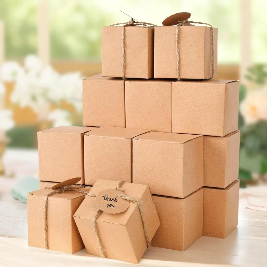 50PCS Small Gift Boxes 2 x 2 x 2 inches Mini Party Favor Boxes with Blank Tags for Wedding Bridal Shower Birthday Party DIY
50PCS Small Gift Boxes 2 x 2 x 2 inches Mini Party Favor Boxes with Blank Tags for Wedding Bridal Shower Birthday Party DIY