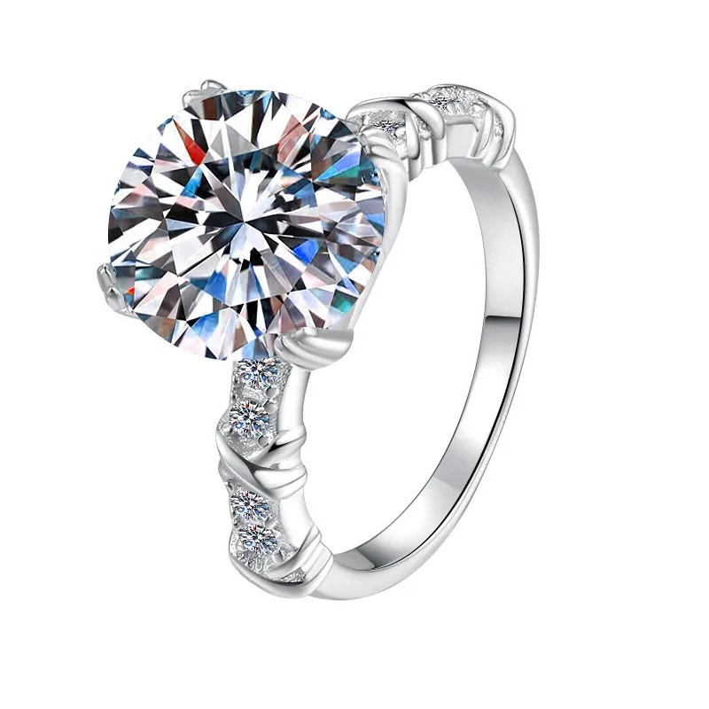 ZFSILVER s925 Silver Fashion Luxury Trendy Color D Moissanite 5ct Round Ring For Charms Women Wedding Party Jewelry Gifts JZ0157
ZFSILVER s925 Silver Fashion Luxury Trendy Color D Moissanite 5ct Round Ring For Charms Women Wedding Party Jewelry Gifts JZ0157