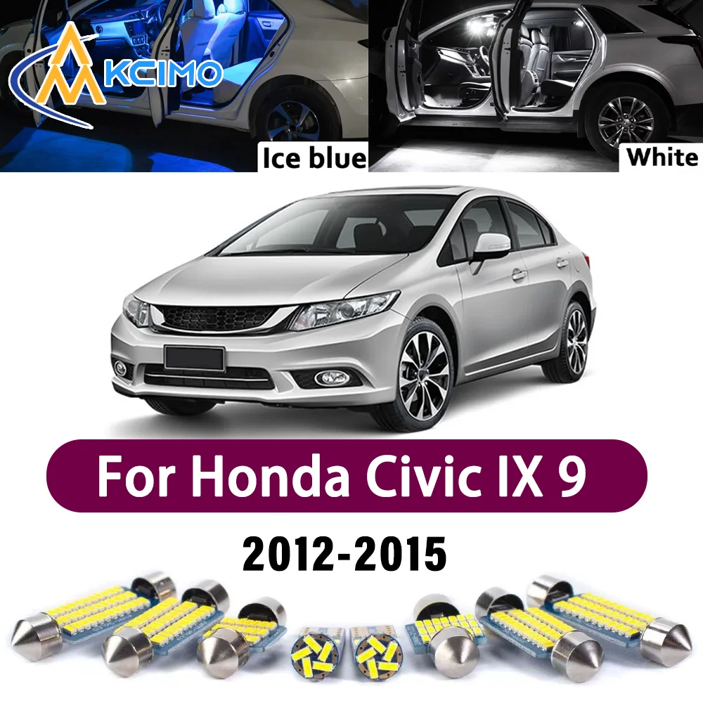Error Free LED Interior Light Kit for Honda Civic IX 9 MK9 2012-2015 Premium Bright Dome Trunk Mirror Reading Lamps Canbus
Error Free LED Interior Light Kit for Honda Civic IX 9 MK9 2012-2015 Premium Bright Dome Trunk Mirror Reading Lamps Canbus