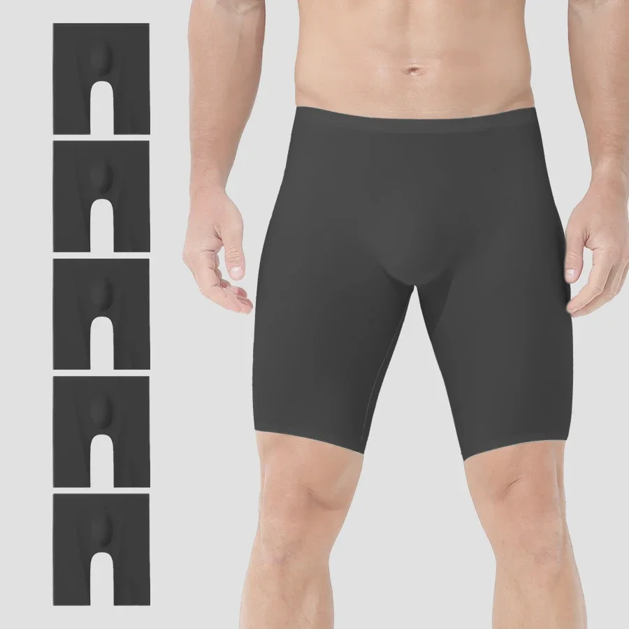 Мужские трусы из ледяного шелка, 5 шт., для летних видов спорта, тонкие, длинные, не сдавливающие, не мнущиеся, для бега, быстросохнущие, трусы-брифы.
Мужские трусы из ледяного шелка, 5 шт., для летних видов спорта, тонкие, длинные, не сдавливающие, не мнущиеся, для бега, быстросохнущие, трусы-брифы.