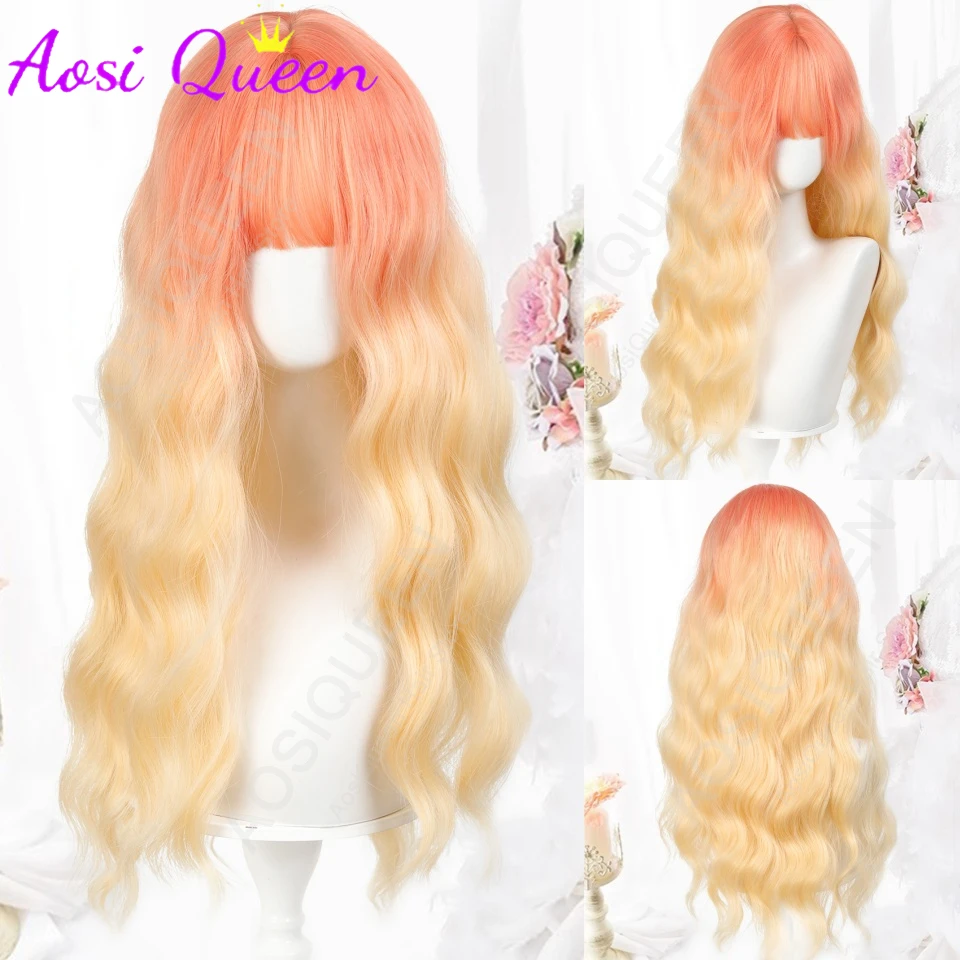 Оранжевый градиент, бежевый, длинные вьющиеся волосы, синтетический натуральный термостойкий женский парик, подходит для повседневной вечеринки, косплей, парик на Хэллоуин
Оранжевый градиент, бежевый, длинные вьющиеся волосы, синтетический натуральный термостойкий женский парик, подходит для повседневной вечеринки, косплей, парик на Хэллоуин