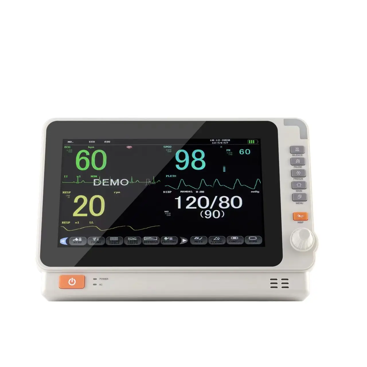 QD-PM10A High Quality Portable Veterinary Monitoring Device Multi-Parameter EKG Vital Signs Monitor For Pets
QD-PM10A High Quality Portable Veterinary Monitoring Device Multi-Parameter EKG Vital Signs Monitor For Pets