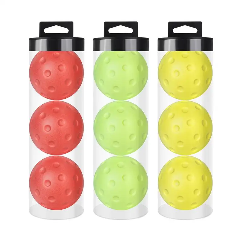 3PCS Indoor Pickleball Balls Silent Pickleballs 74mm Quite Warm Up Pickleball Drills Soft Hollow Practice Low Noise Pickle Ball
3PCS Indoor Pickleball Balls Silent Pickleballs 74mm Quite Warm Up Pickleball Drills Soft Hollow Practice Low Noise Pickle Ball