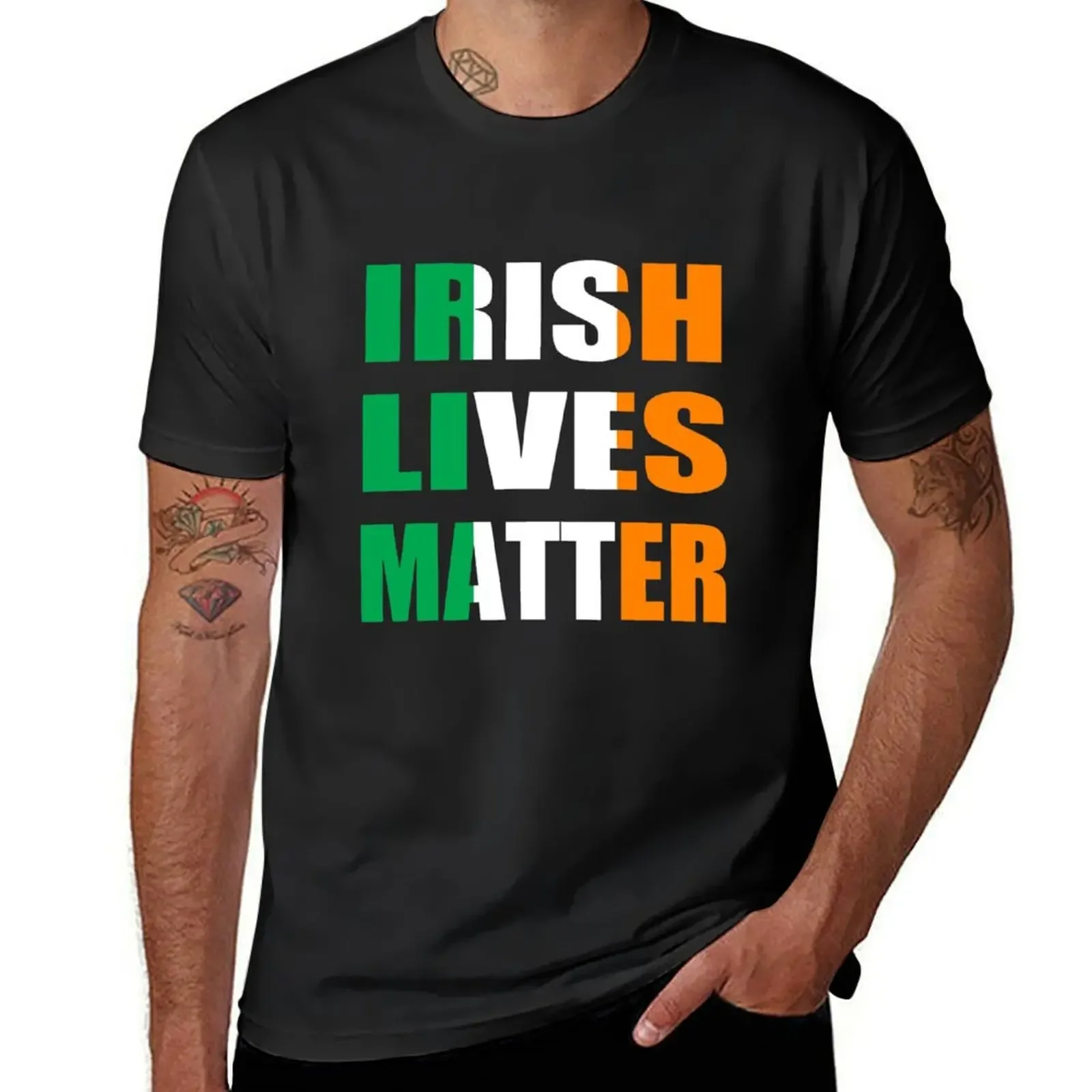 Irish Lives Matter T-Shirt oversized graphic tee street wear summer tops T-shirt men
Irish Lives Matter T-Shirt oversized graphic tee street wear summer tops T-shirt men