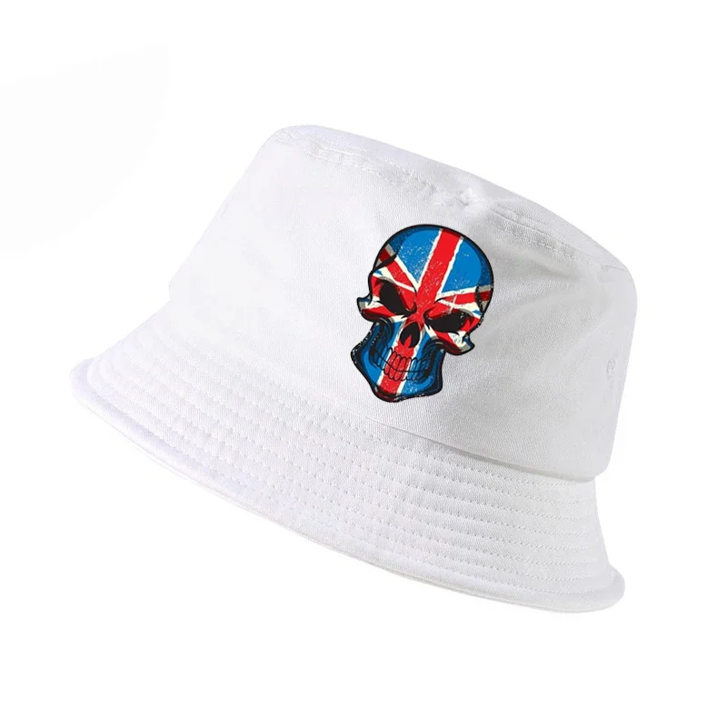 British flag print Bucket hats k pop harajuku Men Women skull panama fisherman hat outdoor safari hunting fishing cap
British flag print Bucket hats k pop harajuku Men Women skull panama fisherman hat outdoor safari hunting fishing cap