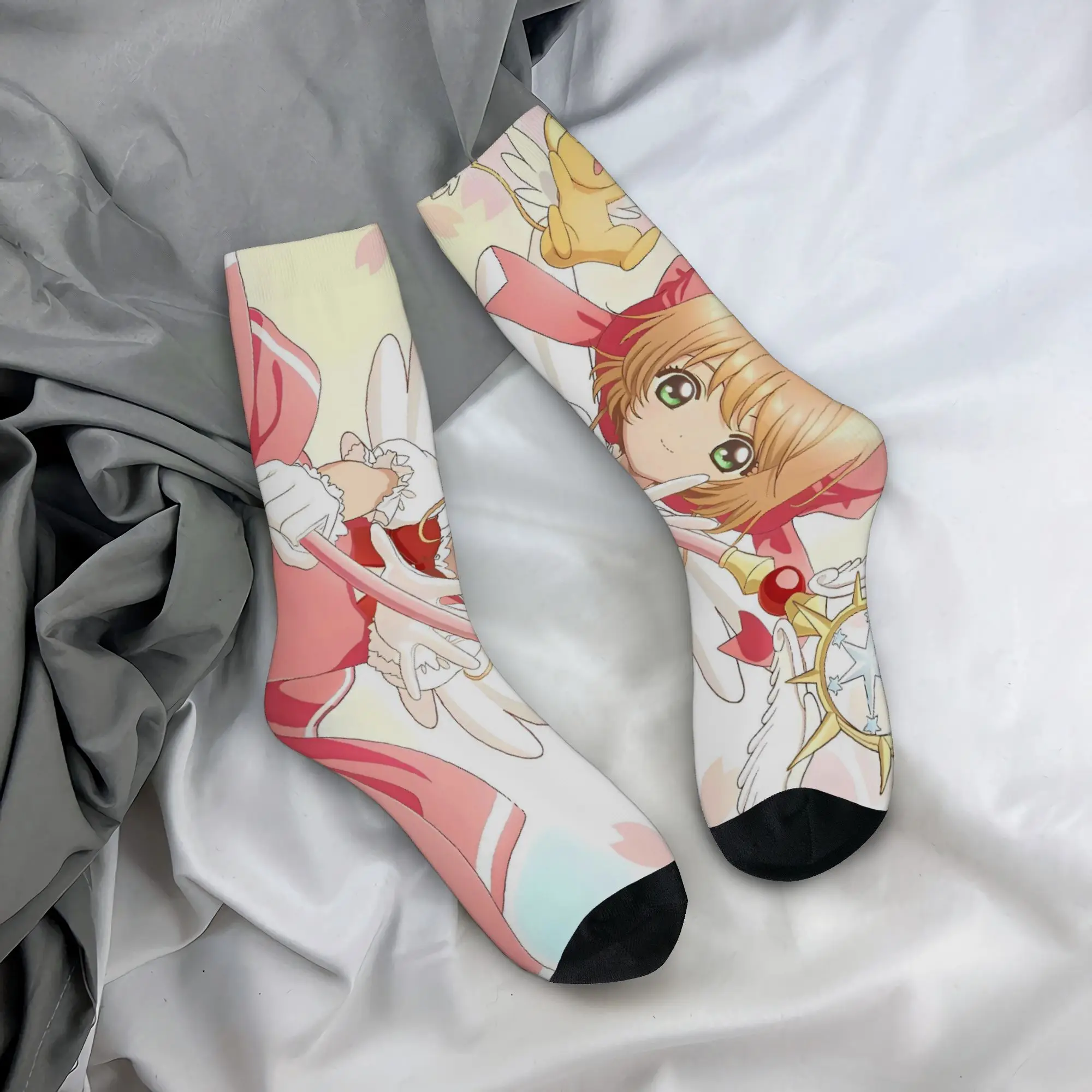 Anime Cardcaptor Sakura Socks Trendy Stockings Unisex Men Soft Breathable Climbing Socks Spring Design Non Slip Socks
Anime Cardcaptor Sakura Socks Trendy Stockings Unisex Men Soft Breathable Climbing Socks Spring Design Non Slip Socks