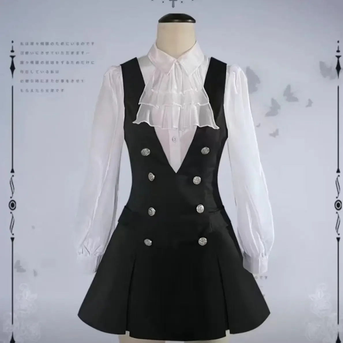 Anime Inu X Boku SS Shirakiin Riricho Cosplay Costume Daily Uniform Outfit Suit Christmas Costumes for Women Girls
Anime Inu X Boku SS Shirakiin Riricho Cosplay Costume Daily Uniform Outfit Suit Christmas Costumes for Women Girls