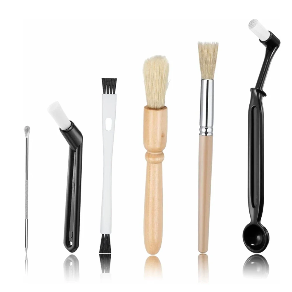 6 Pcs Coffee Brush Set Coffee Grinder Brush Heavy Wood Handle Natural Bristles Wood Dusting Coffee Machine Brush
6 Pcs Coffee Brush Set Coffee Grinder Brush Heavy Wood Handle Natural Bristles Wood Dusting Coffee Machine Brush