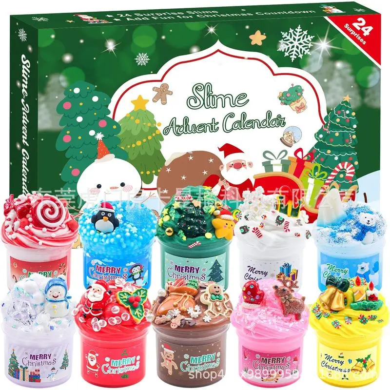 2026-24 Days Christmas Advent Calendar Diy Slime Cake Bucket Surprise Blind Box Stress Relief Toy Children'S Christmas Gift
2026-24 Days Christmas Advent Calendar Diy Slime Cake Bucket Surprise Blind Box Stress Relief Toy Children'S Christmas Gift