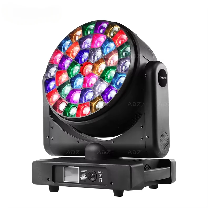 ADZ 37X40W 4in1 Zoom Beam Moving Head LED Stage Lights DMX512 RGBW Bee Eye ZOOM Wash Light Rainbow Effect Source Party Stage
ADZ 37X40W 4in1 Zoom Beam Moving Head LED Stage Lights DMX512 RGBW Bee Eye ZOOM Wash Light Rainbow Effect Source Party Stage