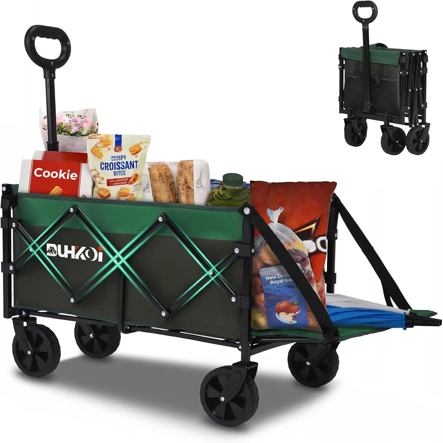 Compact Foldable Tailgate Wagon Cart with Wheels, 12 lb Lightweight Small Folding Utility Wagon for Garden, Grocery, Beach, C
Compact Foldable Tailgate Wagon Cart with Wheels, 12 lb Lightweight Small Folding Utility Wagon for Garden, Grocery, Beach, C