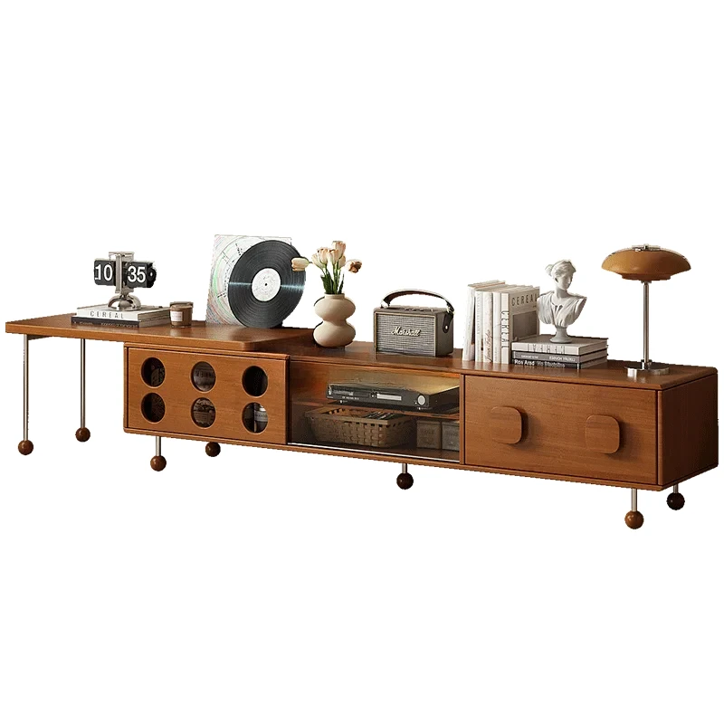 Mid-Ancient Retractable TV Cabinet Small Apartment Solid Wood Storage Combo French Retro Domestic Locker
Mid-Ancient Retractable TV Cabinet Small Apartment Solid Wood Storage Combo French Retro Domestic Locker