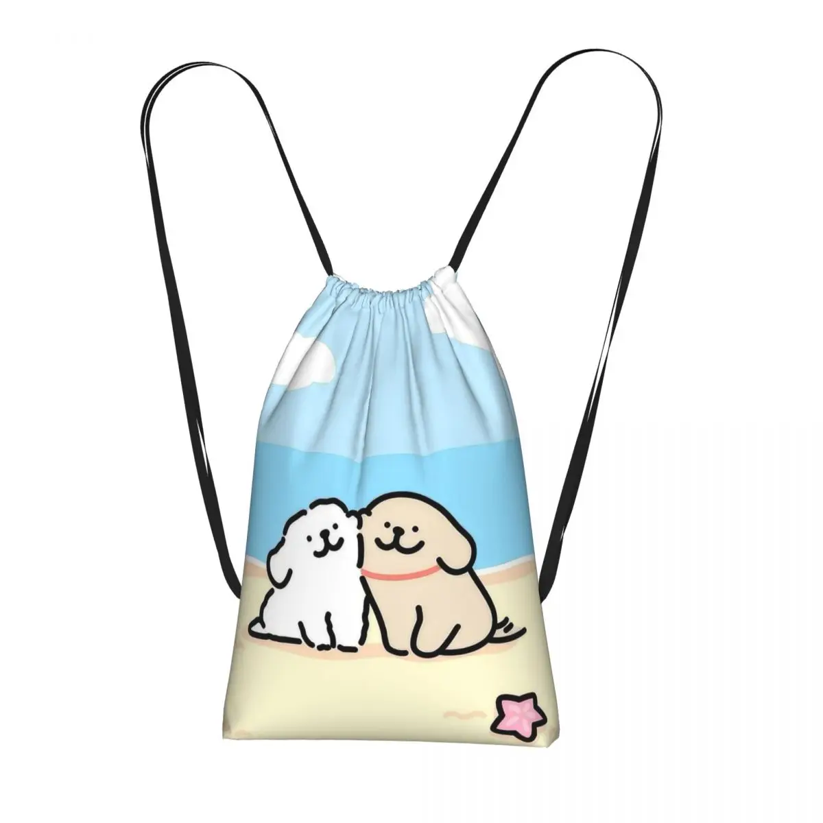 Two Dog On The Beach Backpacks Multi-function Drawstring Bags Sports Bag Book Bags for Man Woman School
Two Dog On The Beach Backpacks Multi-function Drawstring Bags Sports Bag Book Bags for Man Woman School