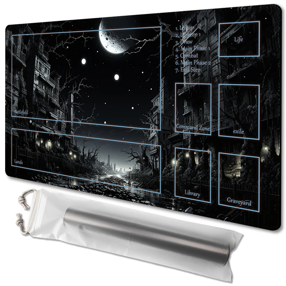 night- Board Game TCG Playmat Table Mat Game Size 60X35 CM Mousepad Compatible for MTG CCG
night- Board Game TCG Playmat Table Mat Game Size 60X35 CM Mousepad Compatible for MTG CCG