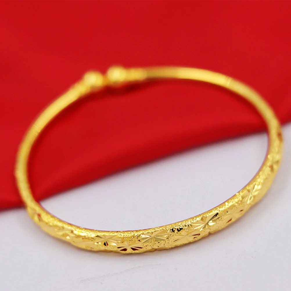 Star Bracelet Thickening Simple Golden Toddler Fashion Bangle Female Mother Bracelets
Star Bracelet Thickening Simple Golden Toddler Fashion Bangle Female Mother Bracelets