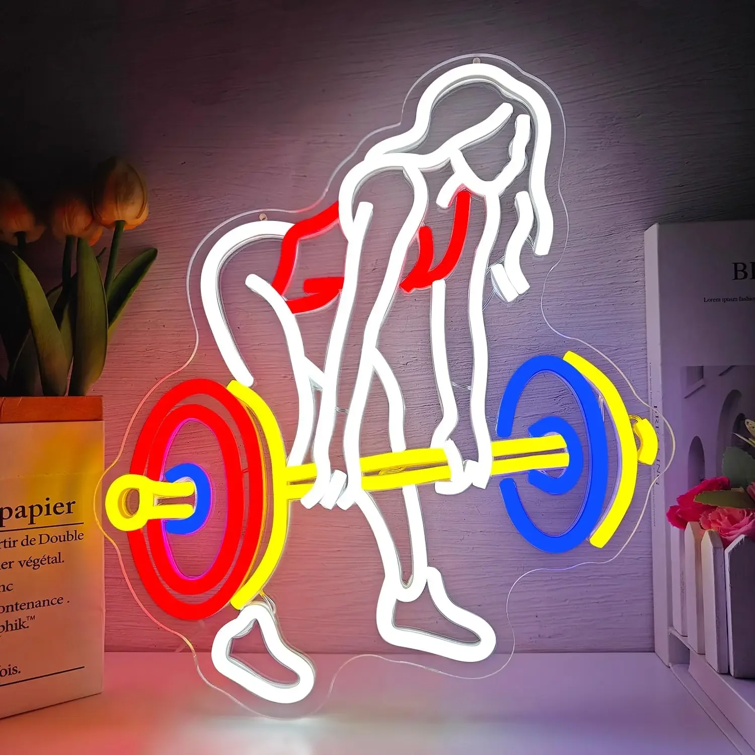 Fitness Girl Powerlifting Neon Sign USB Powered Workout Motivational LED Neon Light Sexy Bodybuilder Art Wall Light Gift
Fitness Girl Powerlifting Neon Sign USB Powered Workout Motivational LED Neon Light Sexy Bodybuilder Art Wall Light Gift