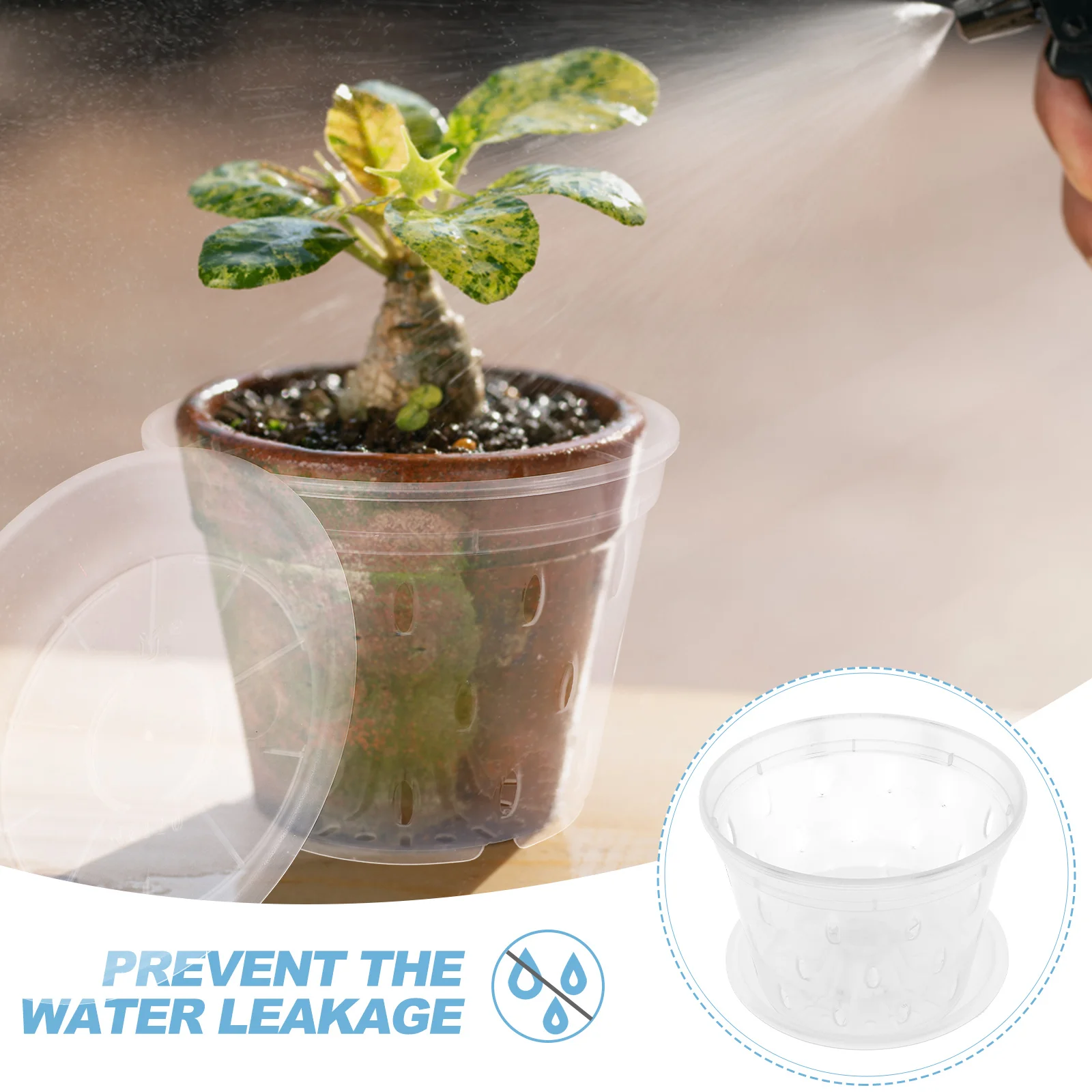 2 set Transparent chid Pots Special Flower Pot Clear Plastic Garden Indoor Outdoor Drainage Holes Airflow Sturdy Durable
2 set Transparent chid Pots Special Flower Pot Clear Plastic Garden Indoor Outdoor Drainage Holes Airflow Sturdy Durable