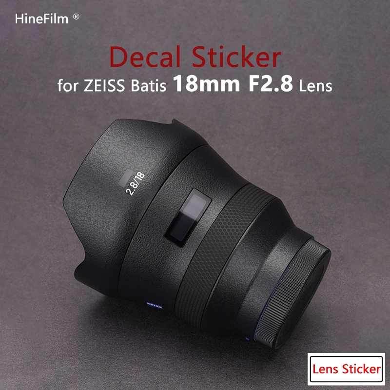 Batis 18 F2.8 / 18-2.8 Lens Premium Decal Skin for Ziess Batis 18mm/f2.8 Lens Protector Anti-scratch Cover Film Wrap Sticker
Batis 18 F2.8 / 18-2.8 Lens Premium Decal Skin for Ziess Batis 18mm/f2.8 Lens Protector Anti-scratch Cover Film Wrap Sticker