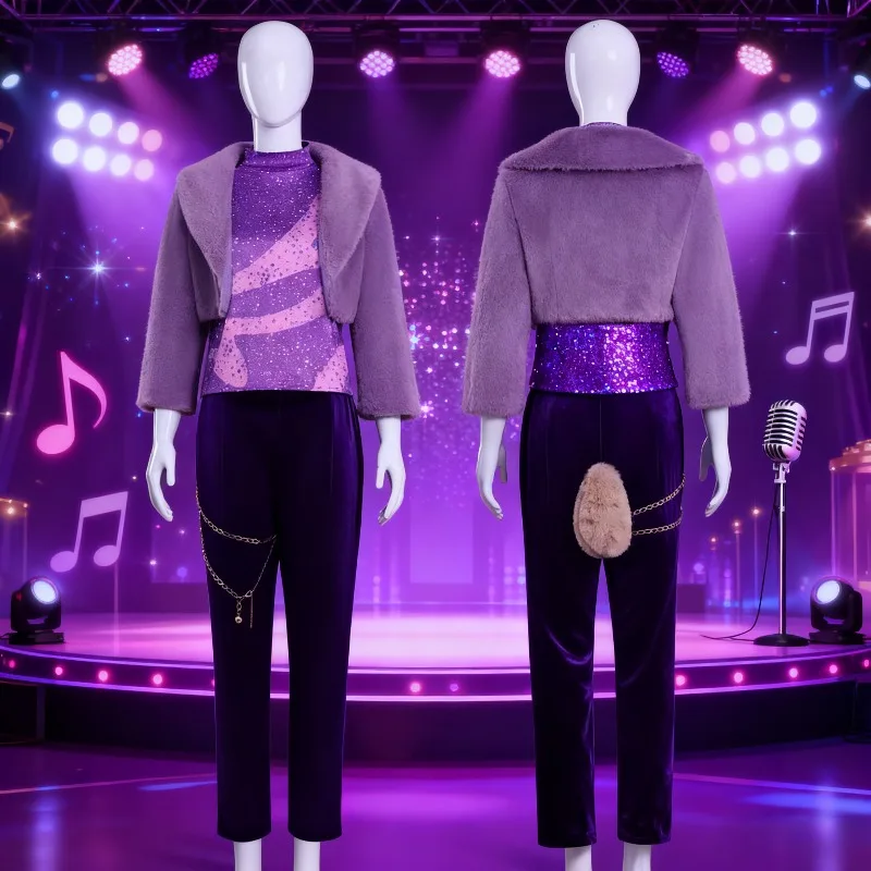 Gazelle Costume Anime Animals Cos Antelope Cosplay Purple Clothes Full Set Stage Performance Outfits for Women Theme Party
Gazelle Costume Anime Animals Cos Antelope Cosplay Purple Clothes Full Set Stage Performance Outfits for Women Theme Party