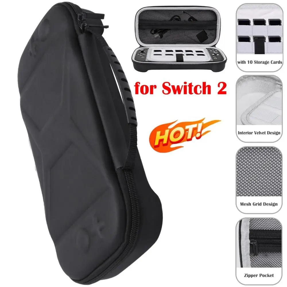 EVA Handheld Game Console Case PU Leather Hard Protective Cover Shockproof Wear Resistant for Nintendo Switch 2nd Gen 2025
EVA Handheld Game Console Case PU Leather Hard Protective Cover Shockproof Wear Resistant for Nintendo Switch 2nd Gen 2025