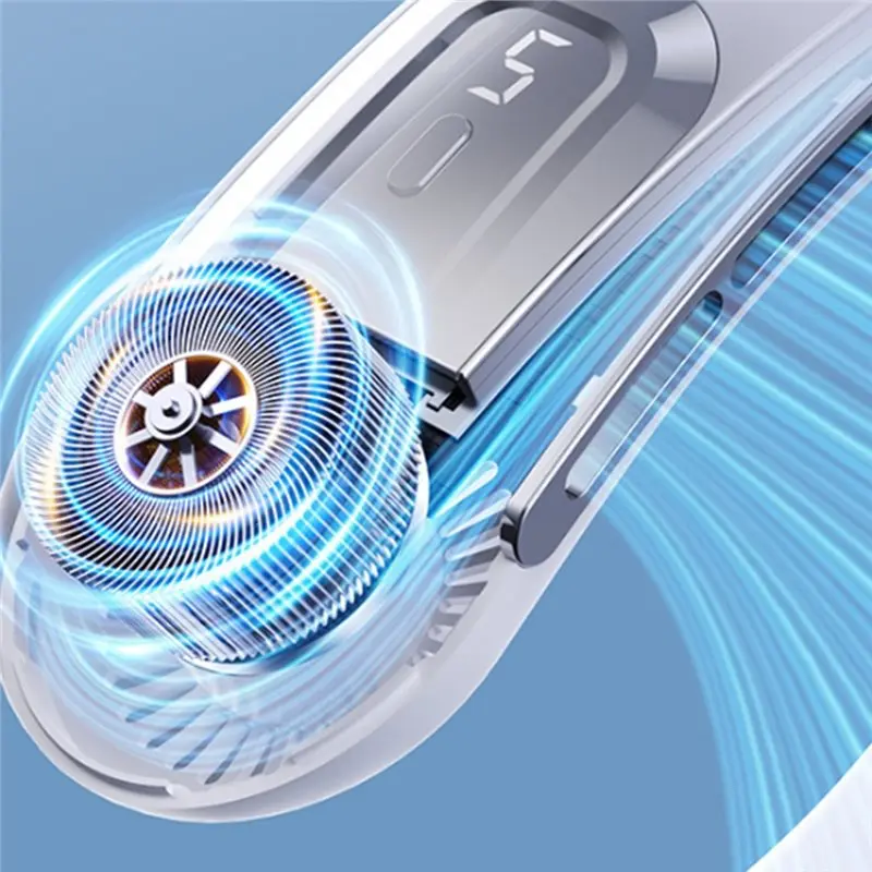 【HOME TOOL】USB Powered 5W Bladeless Neck Fan Portable Mini Air Cooler Featuring LED Display And 5 Speed Setting Options
【HOME TOOL】USB Powered 5W Bladeless Neck Fan Portable Mini Air Cooler Featuring LED Display And 5 Speed Setting Options