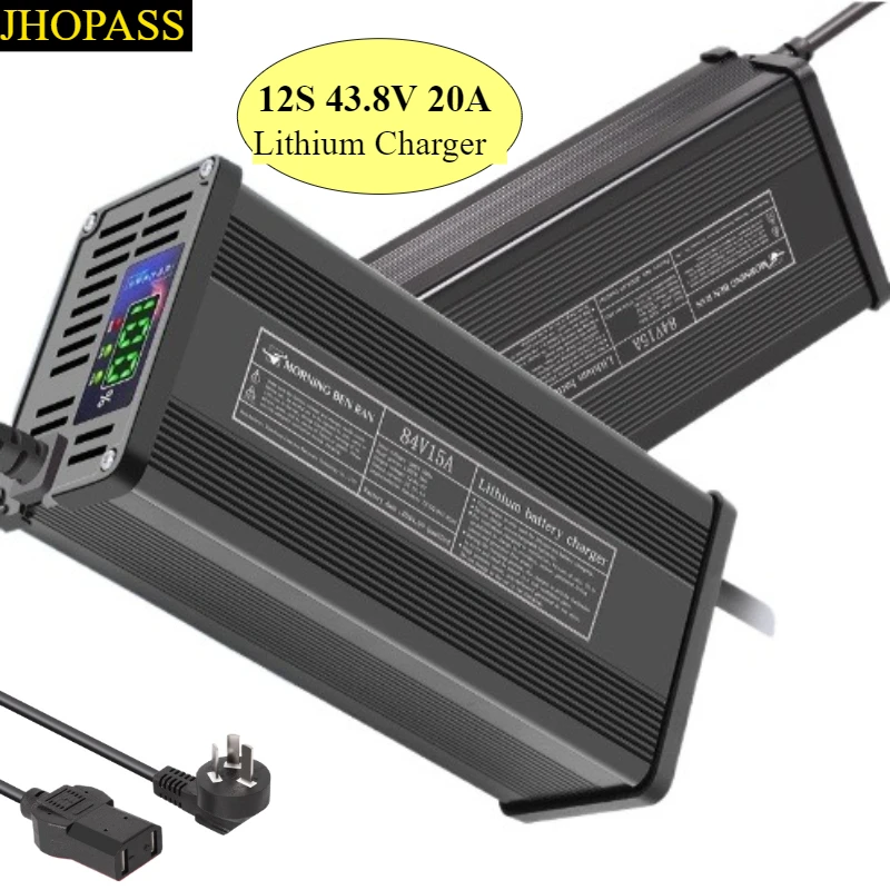 12S 43.8V 20A Smart LCD Display Lithium Battery charger for DC36V AC110V or 220V for electric tricycles scooter US UK AU EU plug
12S 43.8V 20A Smart LCD Display Lithium Battery charger for DC36V AC110V or 220V for electric tricycles scooter US UK AU EU plug