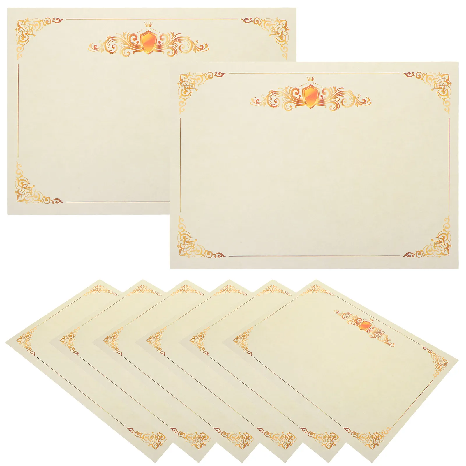 100 Sheets Premium Certificate -Side Offset Inner Core Smooth Writable Surface Decorative Floral Borders for Academic
100 Sheets Premium Certificate -Side Offset Inner Core Smooth Writable Surface Decorative Floral Borders for Academic
